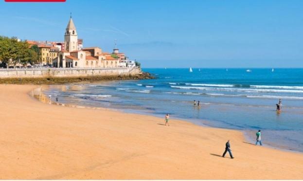 La Corte Luxury Arena, Con Terraza A 15 Mtr De La Playa Gijon Exterior photo